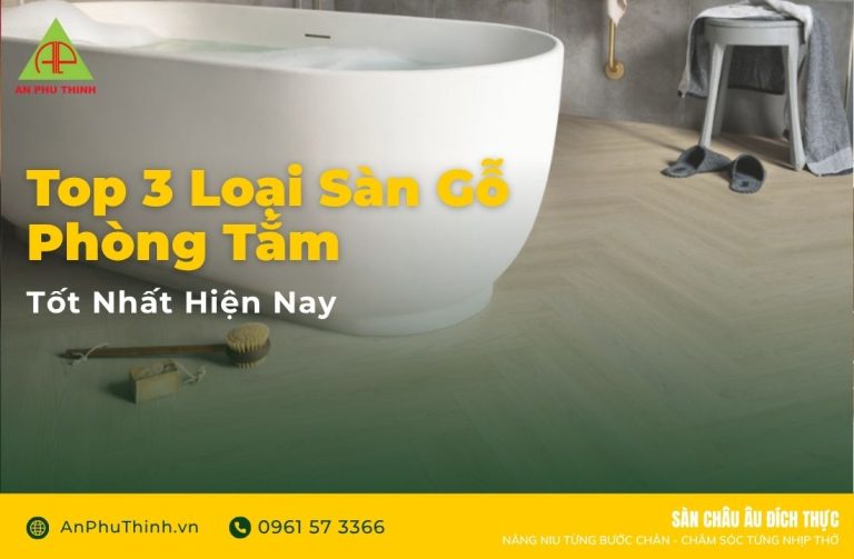Sàn gỗ phòng tắm tốt nhất hiện nay