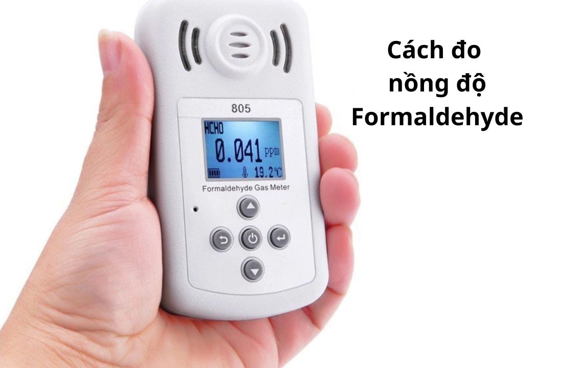 Cách đo nồng độ Formaldehyde