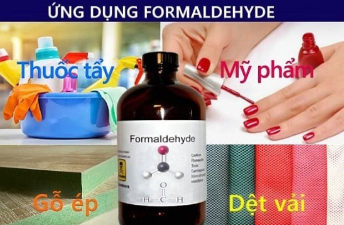 Những sản phẩm có chứa Formaldehyde