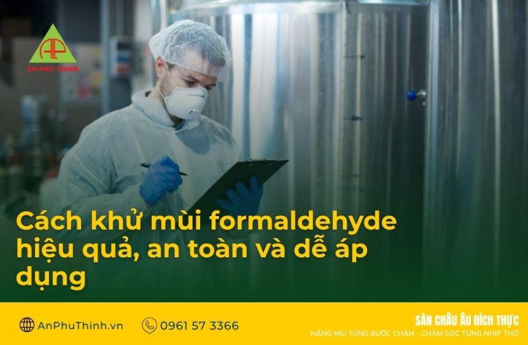 Cách khử mùi formaldehyde