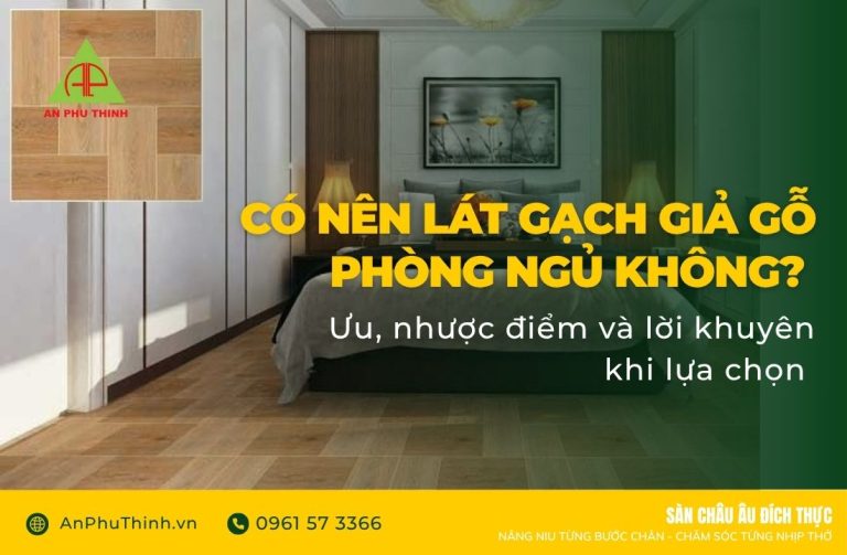 Có nên lát gạch giả gỗ phòng ngủ