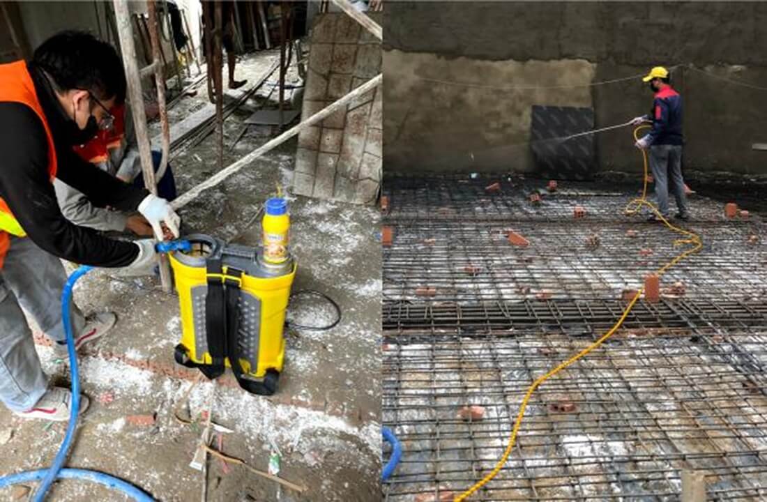 Phun thuốc chống mối cho công trình xây dựng