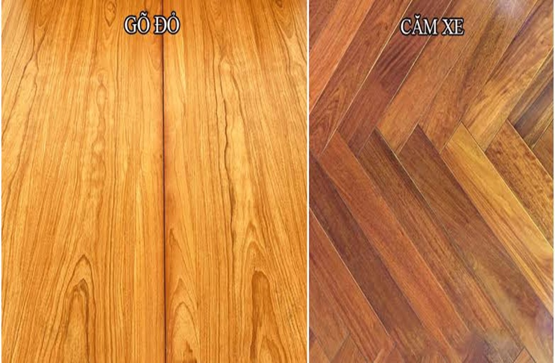 So sánh gỗ căm xe và gõ đỏ