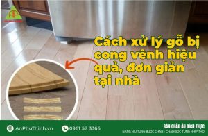 cách xử lý gỗ bị cong vênh tại nhà
