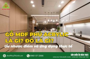 Gỗ MDF phủ Acrylic