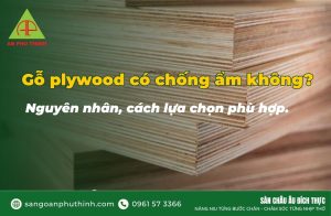 Gỗ plywood có chống ẩm không