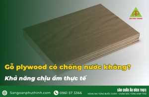 gố plywood có chống nước không