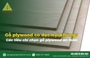 gỗ plywood có độ hại không