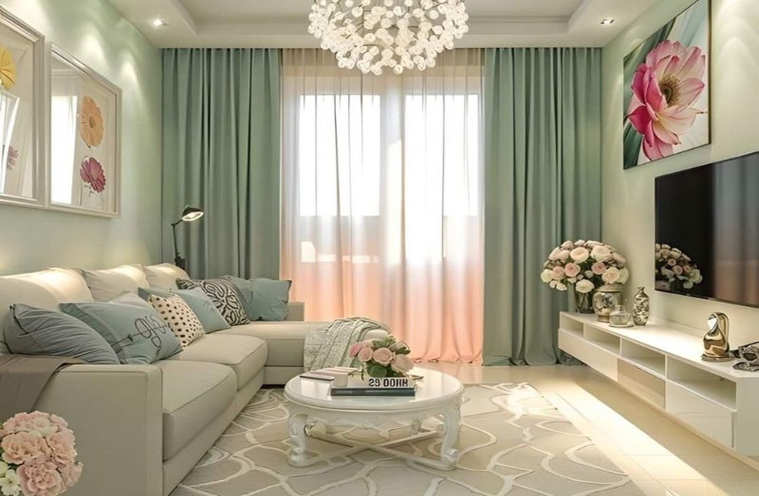 bố trí phòng khách mệnh mộc