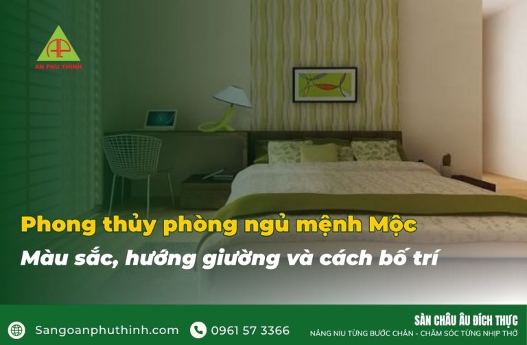 Phong thủy phòng ngủ mệnh Mộc
