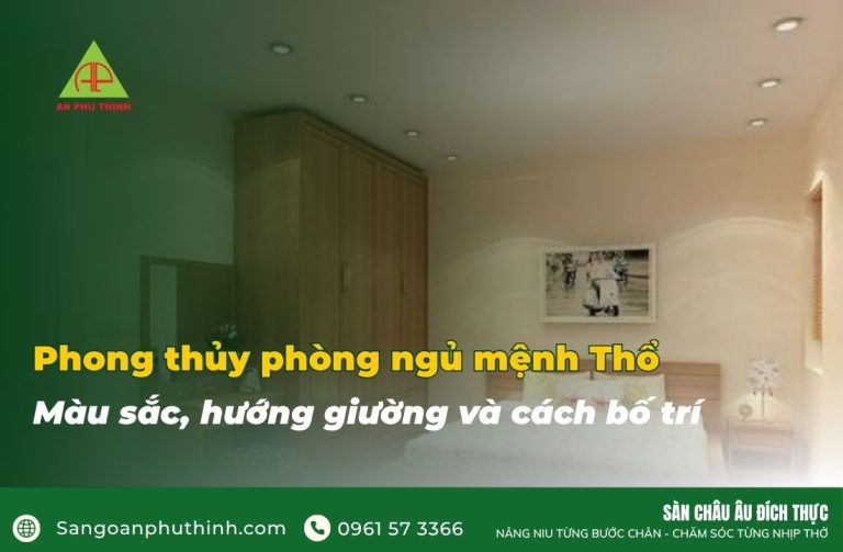 Phong thủy phòng ngủ cho mệnh Thổ