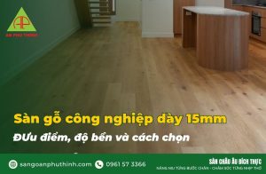 Sàn gỗ công nghiệp 15mm