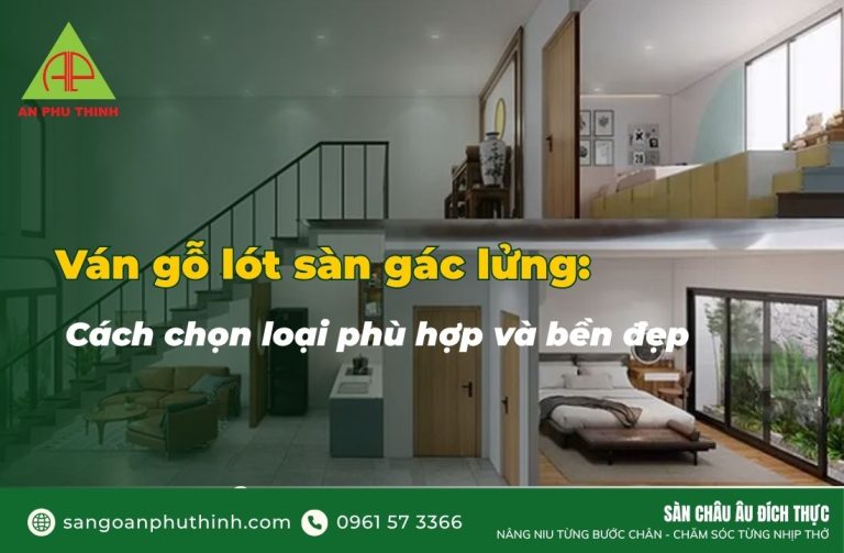 Ván gỗ lót sàn gác lửng