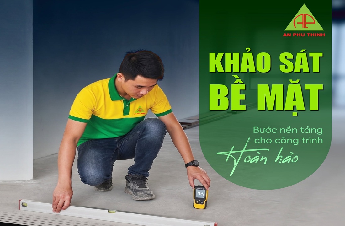 Khảo sát bề mặt sàn