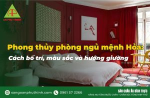 Phòng ngủ mệnh Hỏa