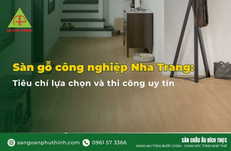 Sàn gỗ công nghiệp Nha Trang